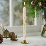 Load image into Gallery viewer, Brushed Gold Taper Candle Holder
