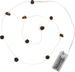 Load image into Gallery viewer, Pine Cone Wired Lights 120cm
