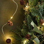 Load image into Gallery viewer, Pine Cone Wired Lights 120cm
