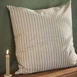 Load image into Gallery viewer, Cushion Elly Mustard And Green Stripes
