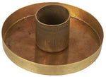 Load image into Gallery viewer, Brass Candle Holder Gloria Dinner Candle Size Small
