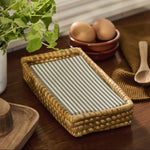 Load image into Gallery viewer, Paper Napkins Green Stripes Pack of 16
