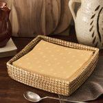 Load image into Gallery viewer, Paper Napkins Mustard Leaf Pattern Pack of 50
