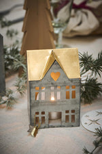 Load image into Gallery viewer, Metal House Tea Light Candle Holder 6 designs
