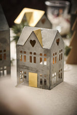 Load image into Gallery viewer, Metal House Tea Light Candle Holder 6 designs
