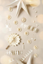 Load image into Gallery viewer, Paper Snowflake Garland for Hanging
