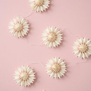 Paper Snowflake Garland for Hanging