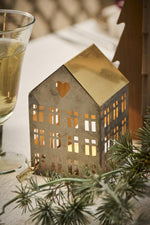 Load image into Gallery viewer, Metal House Tea Light Candle Holder 6 designs
