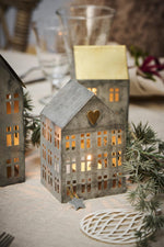 Load image into Gallery viewer, Metal House Tea Light Candle Holder 6 designs
