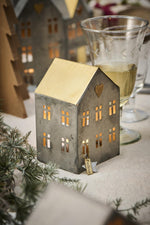 Load image into Gallery viewer, Metal House Tea Light Candle Holder 6 designs
