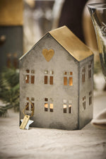 Load image into Gallery viewer, Metal House Tea Light Candle Holder 6 designs
