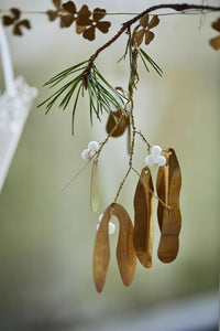 Brass Mistletoe Decoration Medium