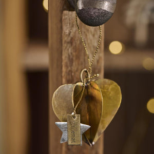 Brass Heart Decoration Hanging