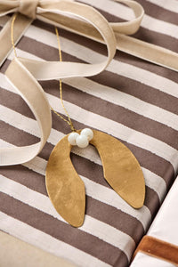 Brass Mistletoe Decoration