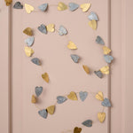 Load image into Gallery viewer, Heart Brass and Metal Garland
