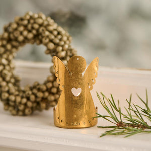 Brass Angel Tea Light Candle Holder