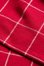 Load image into Gallery viewer, Cotton Red and White Checked Table Cloth

