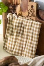 Load image into Gallery viewer, Pot Holder Brown and Natural Checks
