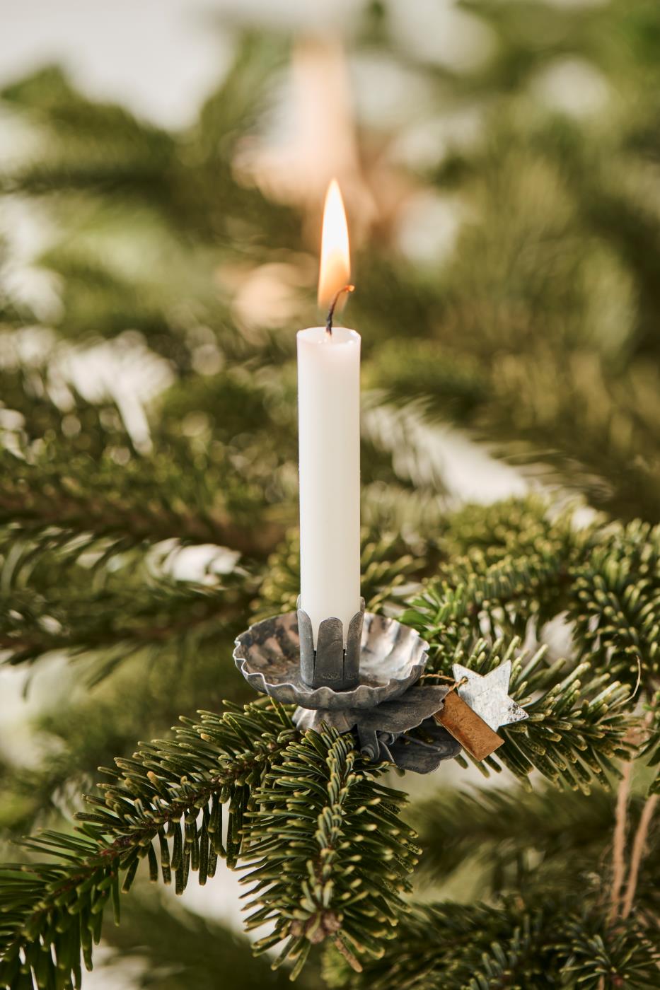 Taper Candles Box of 12 White
