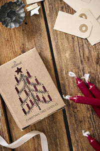 Taper Candles Box of 12 Red