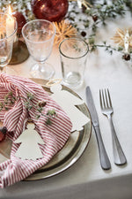 Load image into Gallery viewer, Napkin Double Weaving Red and White Stripe
