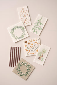 Paper Napkin Mistletoe Design 16 pack