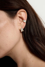 Load image into Gallery viewer, Fold Cuff Earring Silver
