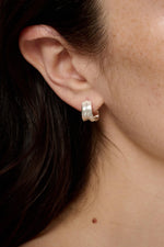 Load image into Gallery viewer, Fold Earring Silver
