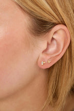 Load image into Gallery viewer, Ritual Stud Earrings Gold

