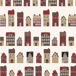 Load image into Gallery viewer, GIFT WRAP CHRISTMAS HOUSES PAPER ROLL 5 MT
