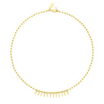 Load image into Gallery viewer, Spike Drop Necklace Gold
