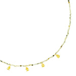 Load image into Gallery viewer, Beaded Necklace With CZ Drops and Gem Stones
