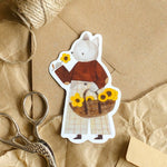 Load image into Gallery viewer, Flower Cat Sticker
