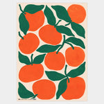 Load image into Gallery viewer, Tangerines Gift Wrap Sheet
