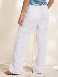 MAT DE MISAINE PONANT CALCAIRE COTTON & LINEN TROUSERS