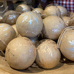Load image into Gallery viewer, Kraft Paper Mache Baubles with Silver
