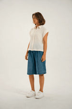 Load image into Gallery viewer, Mat De Misaine Bahamas Denim Shorts
