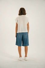 Load image into Gallery viewer, Mat De Misaine Bahamas Denim Shorts
