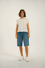 Load image into Gallery viewer, Mat De Misaine Bahamas Denim Shorts
