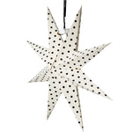 Load image into Gallery viewer, Paper Star Small Black and White Spots 20cm
