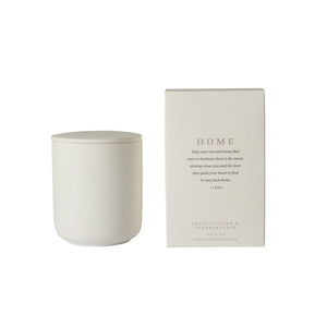 CHALK WHITE CANDLE HOME SHISO VETIVER & FRANKINCENSE