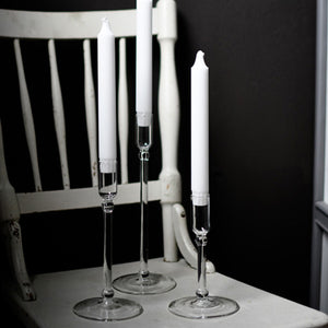 GLASS CANDLE STICK MARBÄCK two sizes available