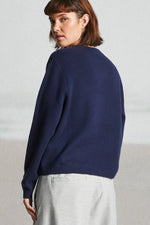 Load image into Gallery viewer, Mat de Misaine Topki Navy Cardigan
