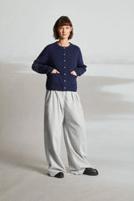 Load image into Gallery viewer, Mat de Misaine Topki Navy Cardigan
