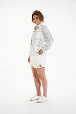 Load image into Gallery viewer, Mat de Misiane Cyclate Checked Shirt Blue

