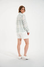 Load image into Gallery viewer, Mat de Misiane Cyclate Checked Shirt Blue
