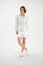 Load image into Gallery viewer, Mat de Misiane Cyclate Checked Shirt Blue
