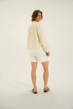 Load image into Gallery viewer, Mat de Misiane Cyclate Checked Shirt Yellow
