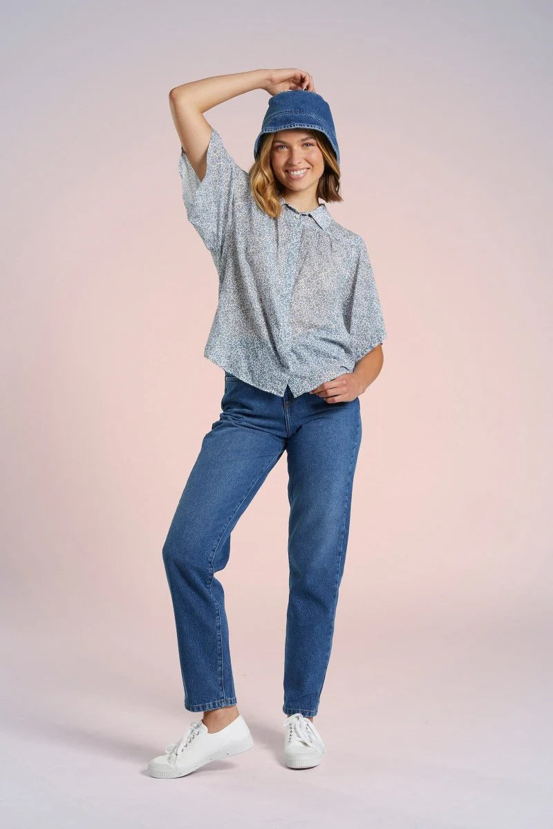 Mat De Misaine Cousteau Shirt Nuage Print