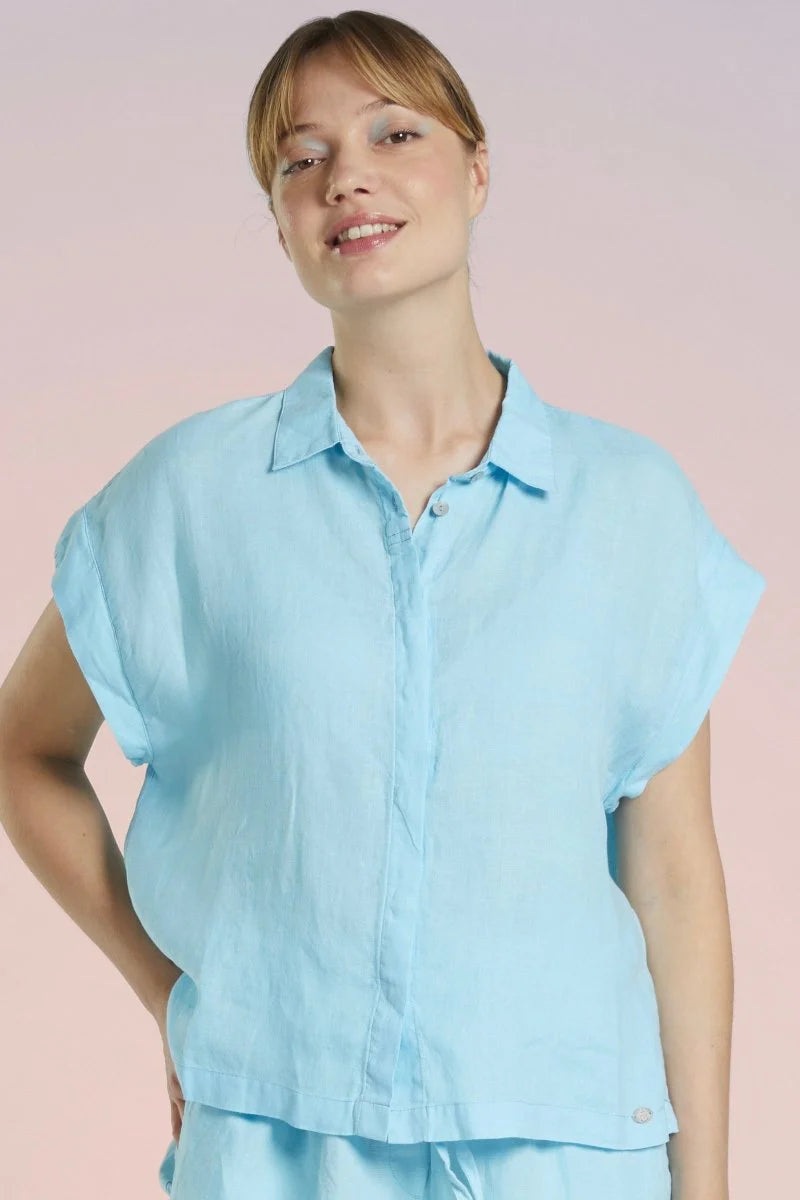 Mat De Misaine Cala Shirt Fluor Blue